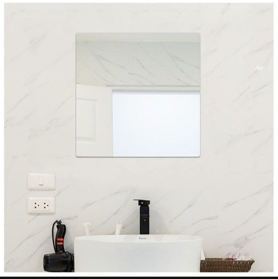 Wall Mirror Tiles Mirror Wall Stickers - Acrylic Mirror Wall Tiles - 30x30cm