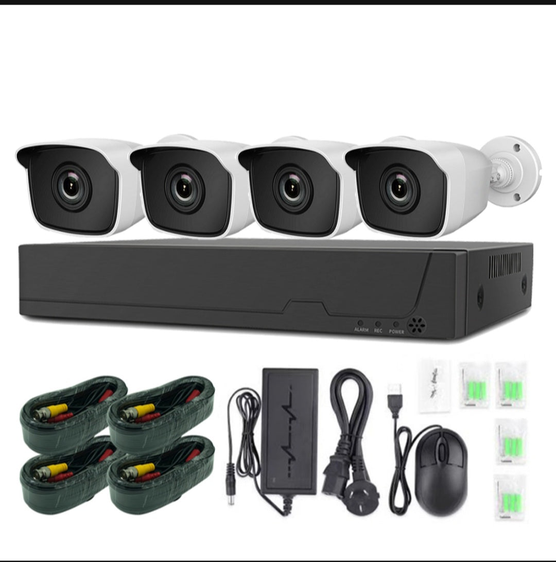 LD 4 Channel CCTV Camera System - Full Kit Perfect Security