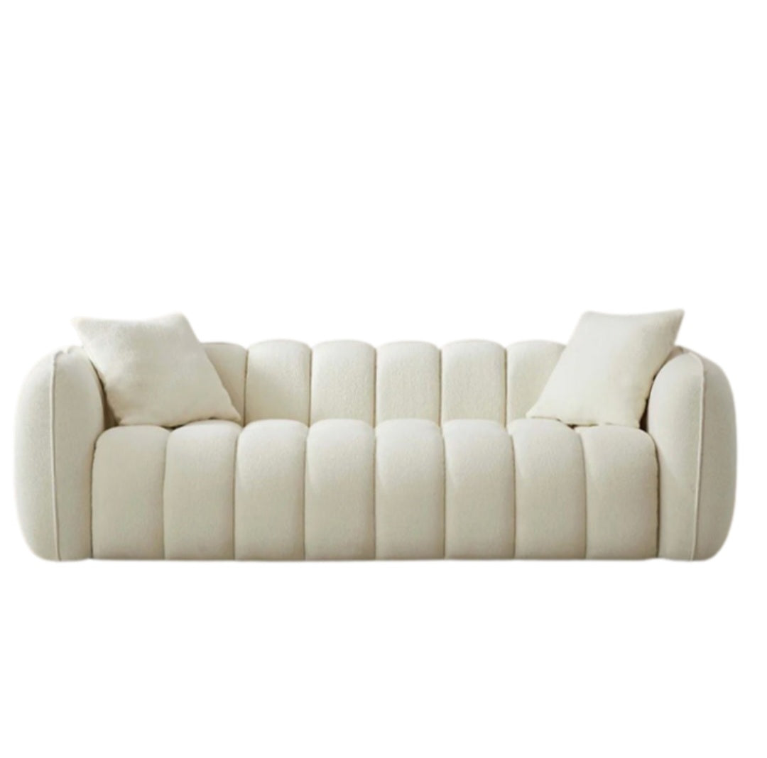 Reve 3-Seater Cream Sofa Couch
