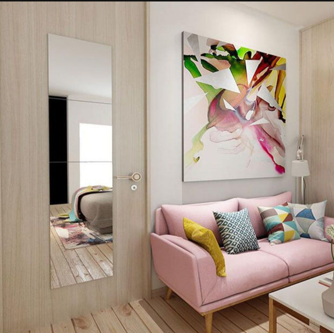 Wall Mirror Tiles Mirror Wall Stickers - Acrylic Mirror Wall Tiles - 30x30cm