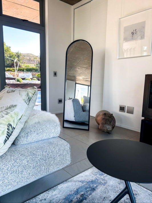 Designer Full Length Arched Mirror 140x45cm