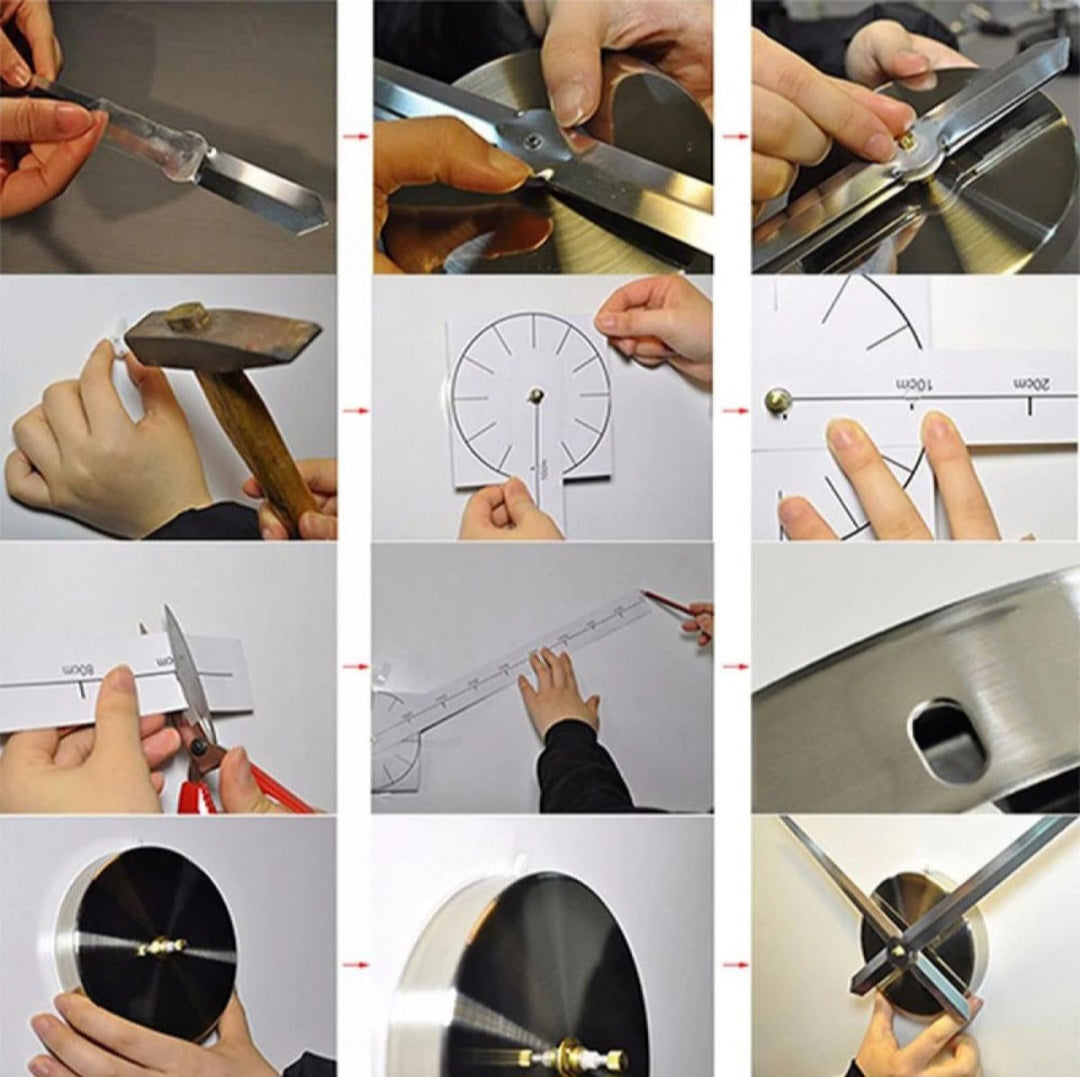 3D Acrylic Fasion Wall Clock - Mirror Effect