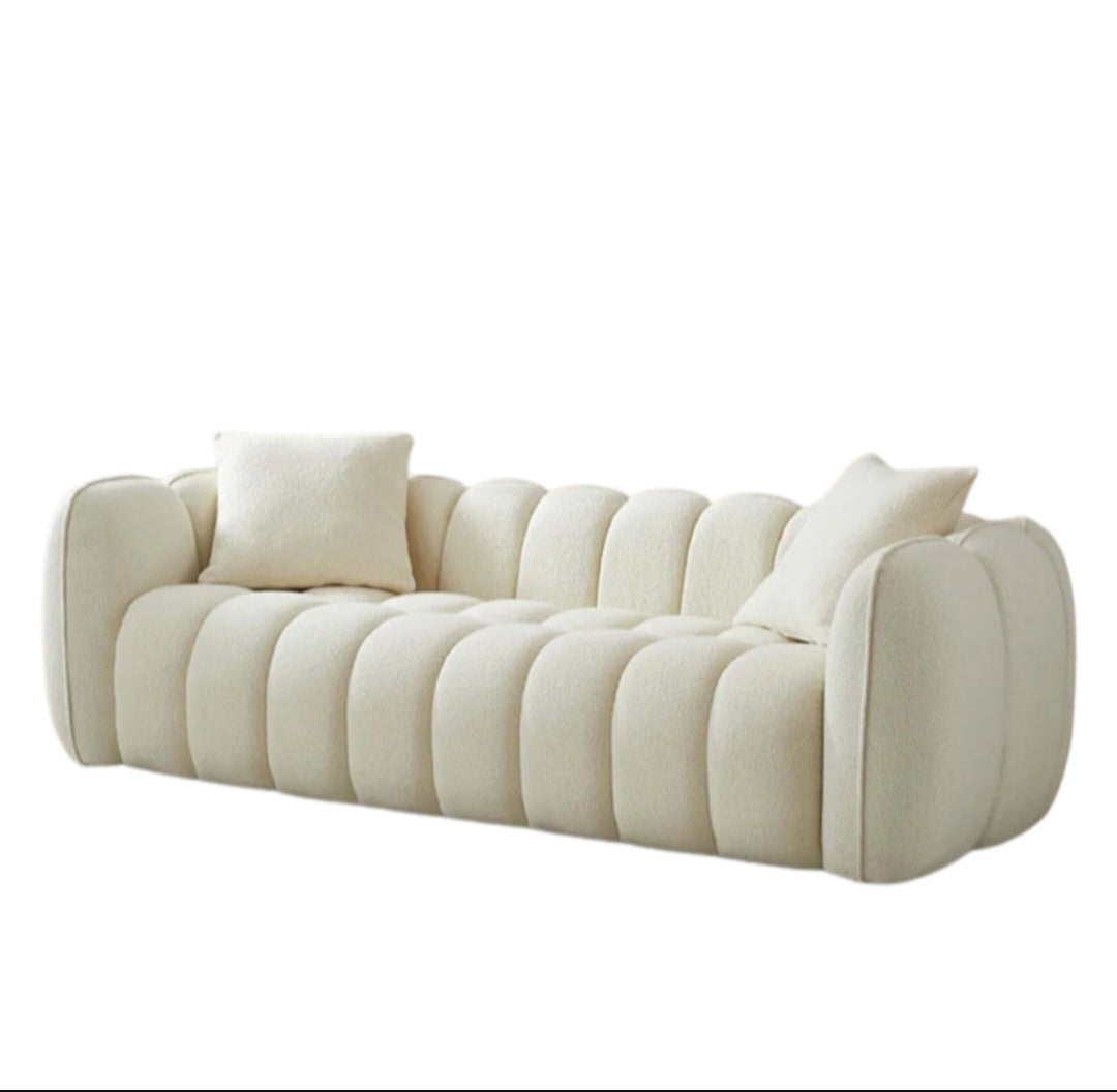 Reve 3-Seater Cream Sofa Couch