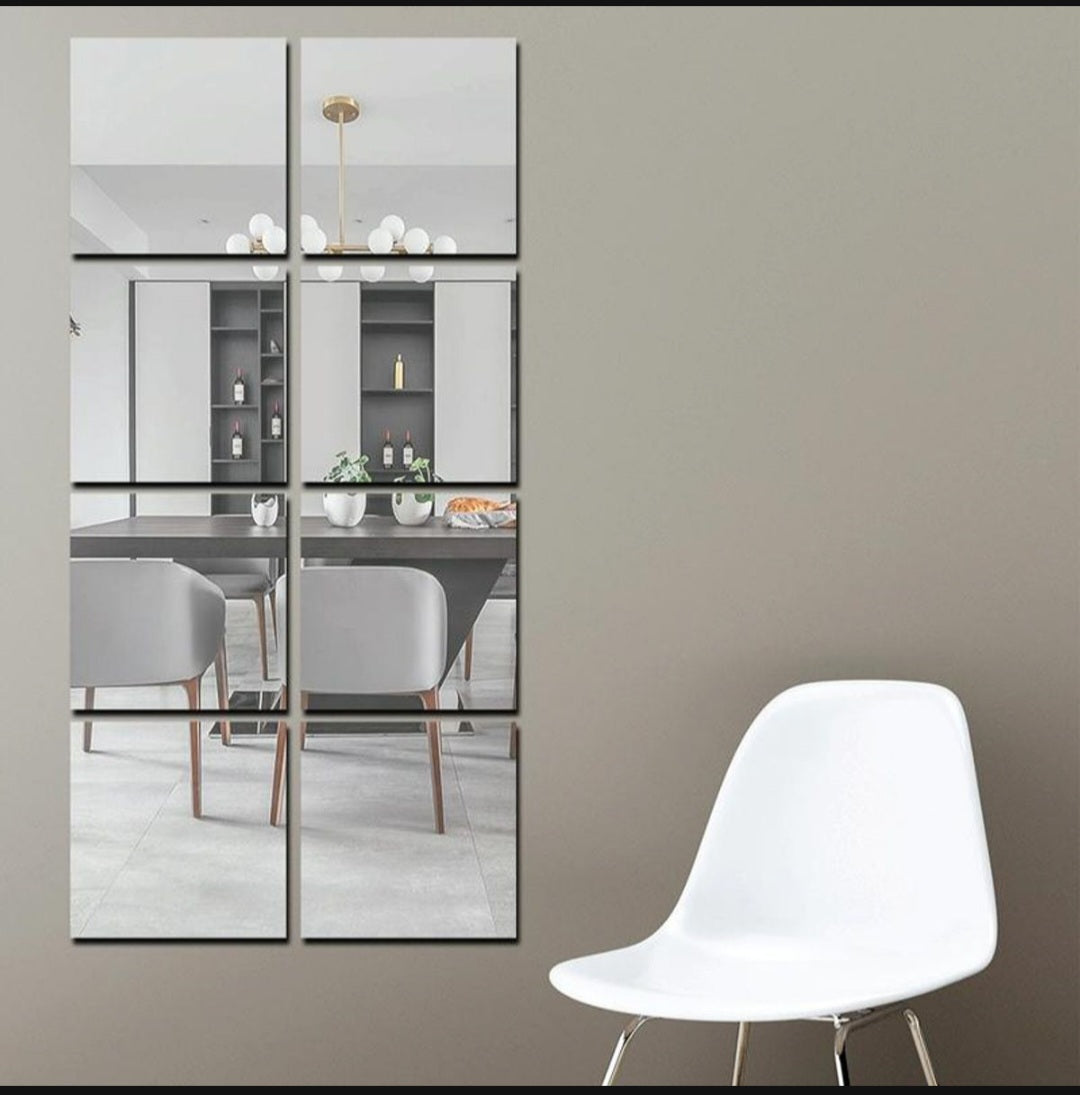Wall Mirror Tiles Mirror Wall Stickers - Acrylic Mirror Wall Tiles - 30x30cm